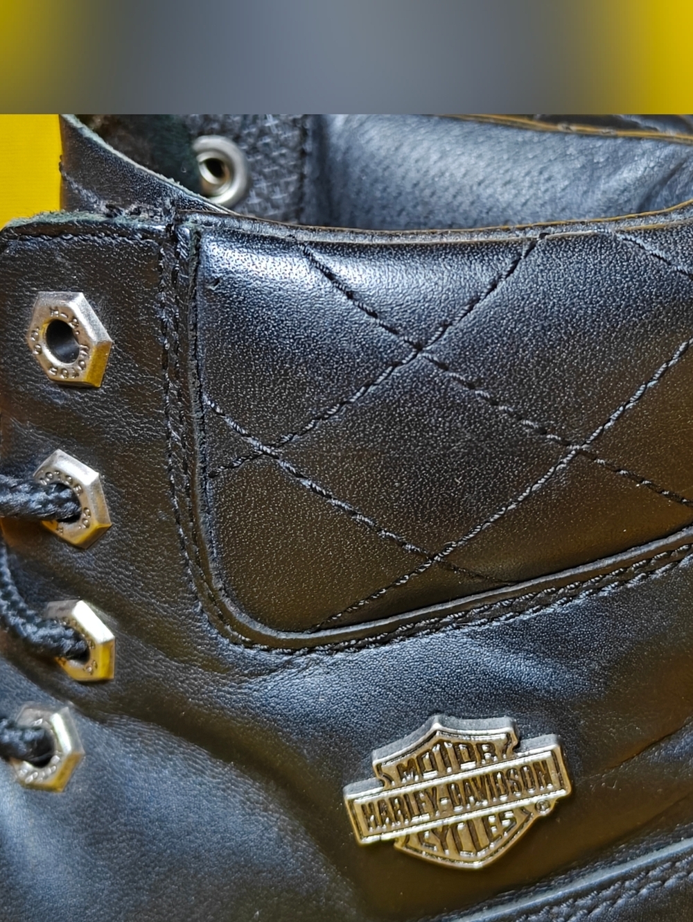 Harley-Davidson Cruise Control Black Leather Motorcycle Boot Women Shoe Size 6.5 - Picture 8 of 10